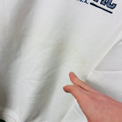 90s Russell Athletic Sweatshirt White Large