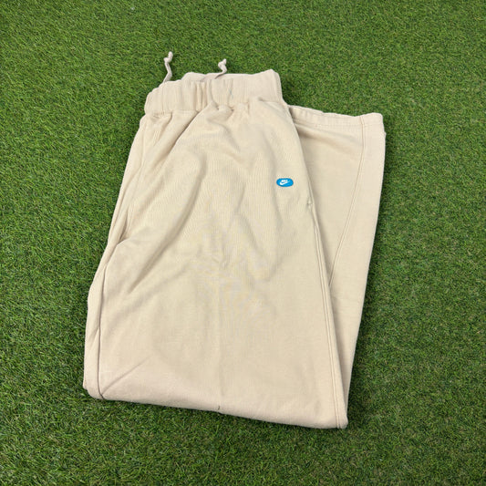 00s Nike Wide Leg Cotton Joggers Brown XL