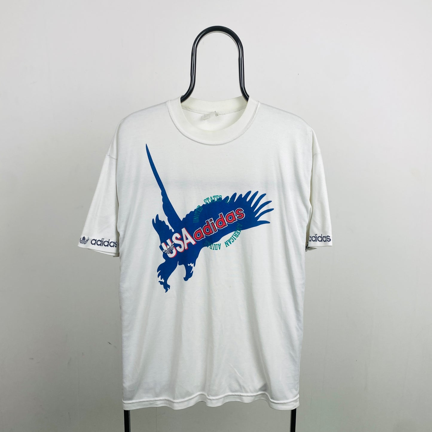 90s Adidas T-Shirt White Large