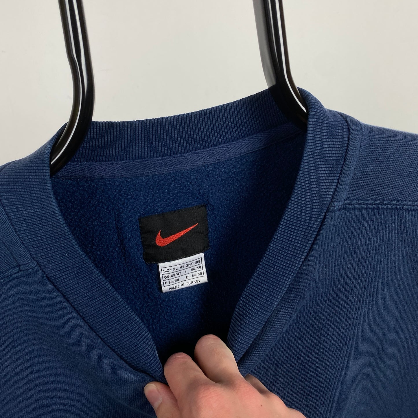 90s Nike Football Sweatshirt Blue XL