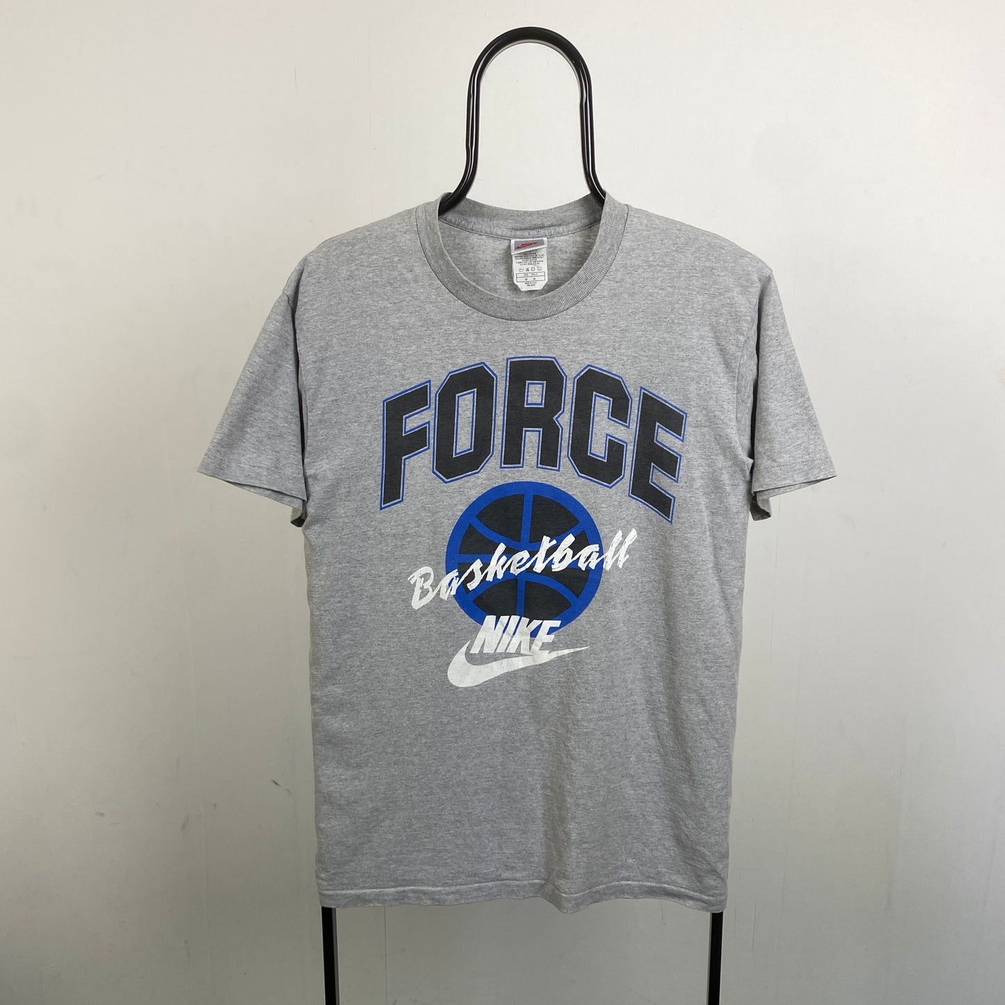 90s Nike Basketball T-Shirt Grey Medium