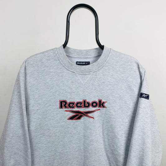 Retro Reebok Sweatshirt Grey XS