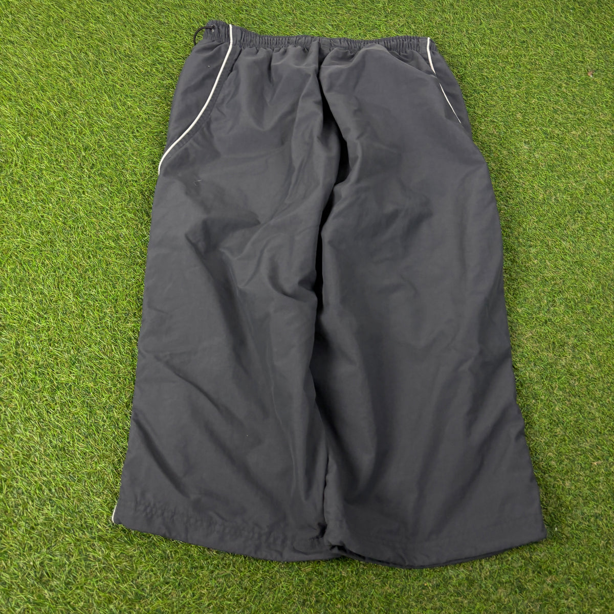 00s Nike Piping Capri Shorts Grey Medium