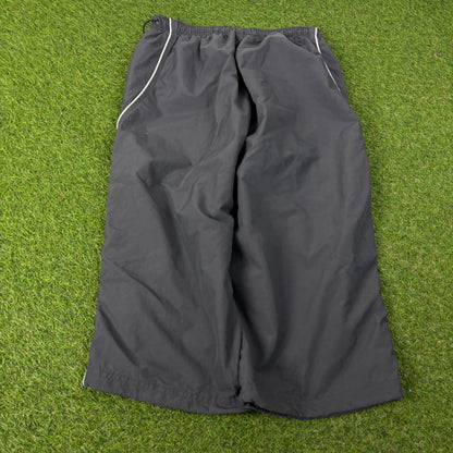 00s Nike Piping Capri Shorts Grey Medium