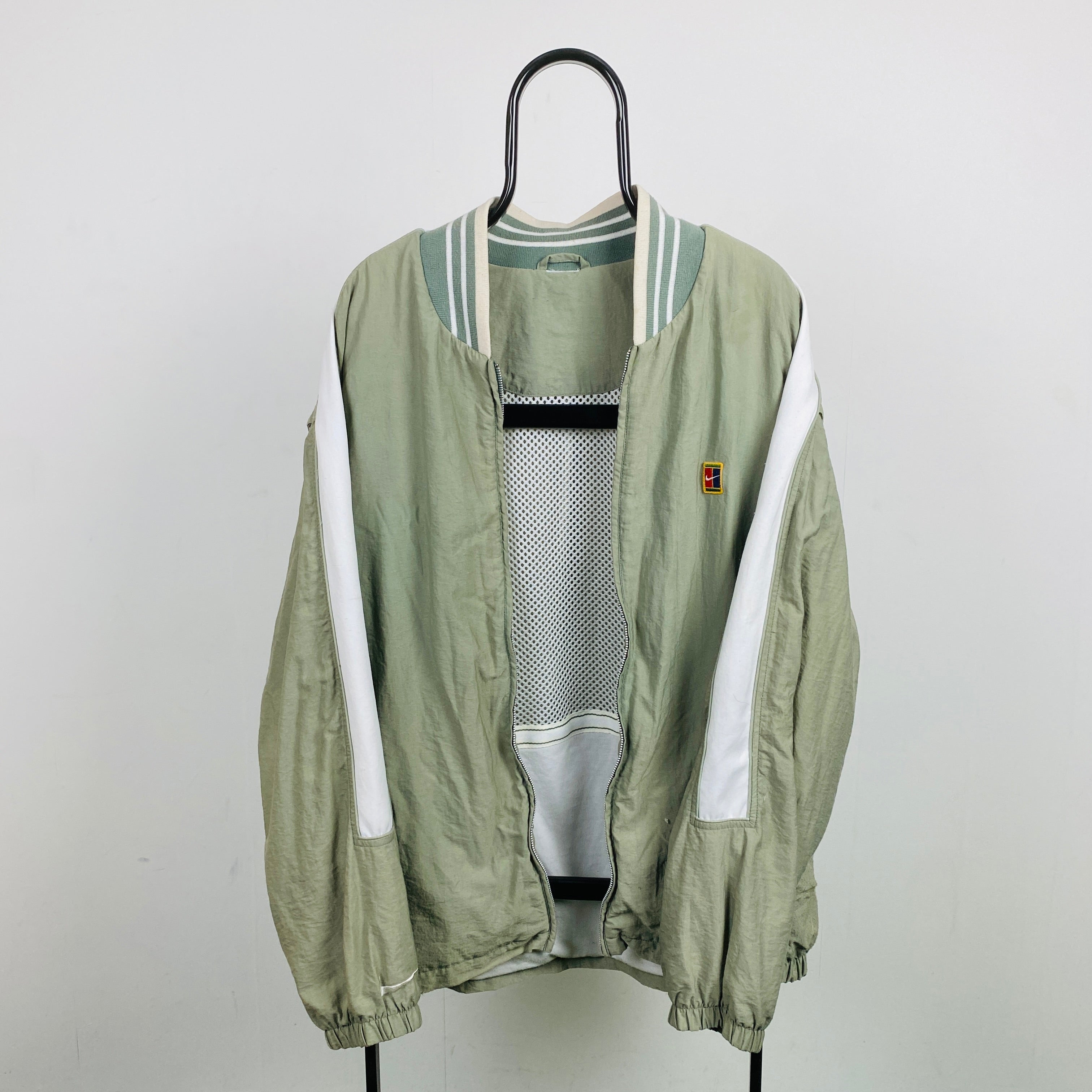 90s Challenge Court Varsity Jacket Green XL