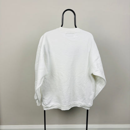 90s Russell Athletic Sweatshirt White Large