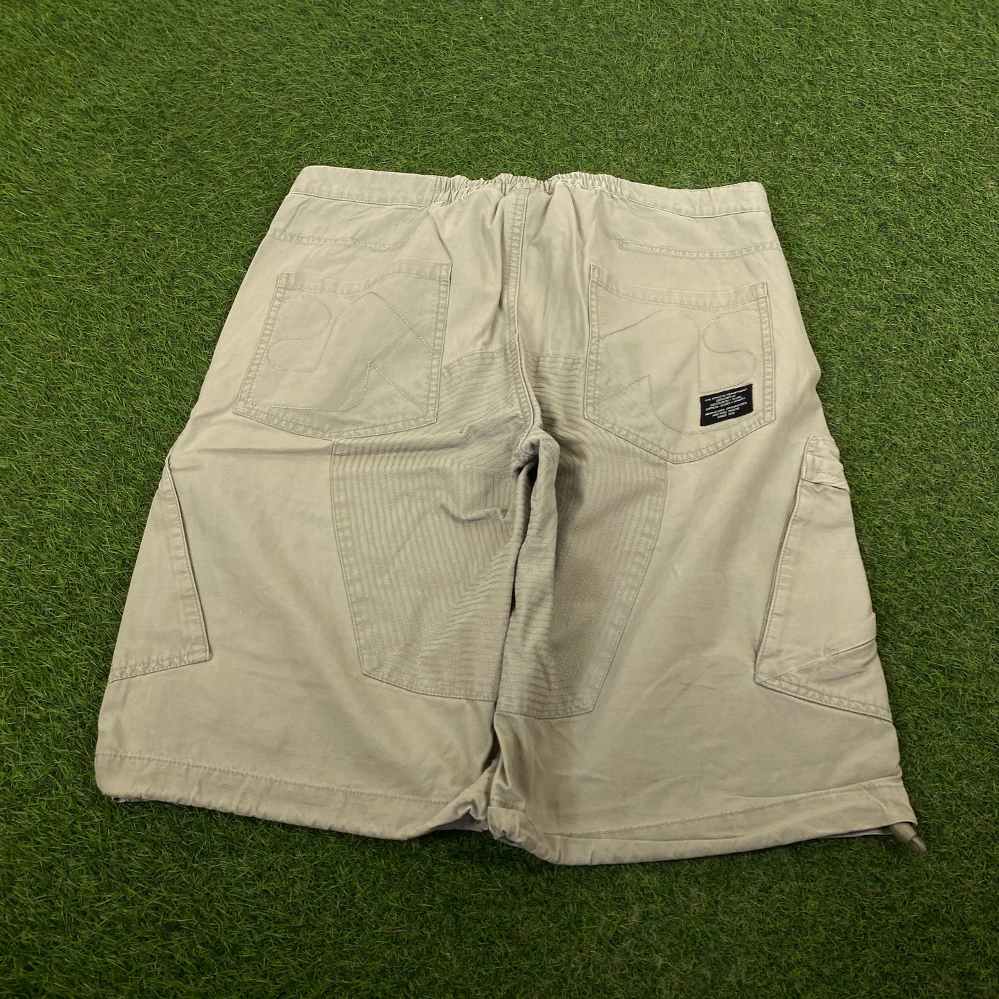 00s Nike Belted Cargo Shorts Brown Small