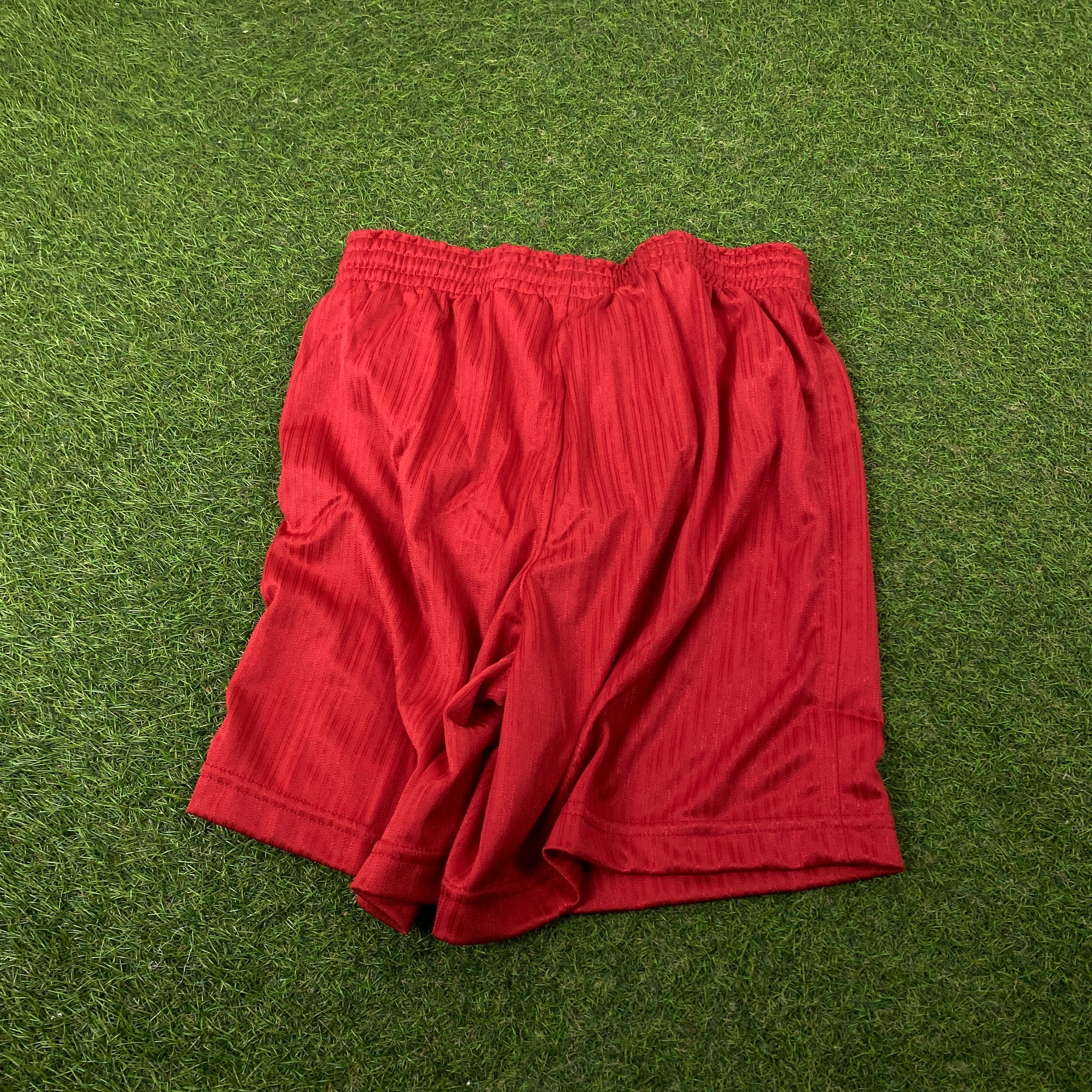 00s Nike Nylon Shorts Red Small