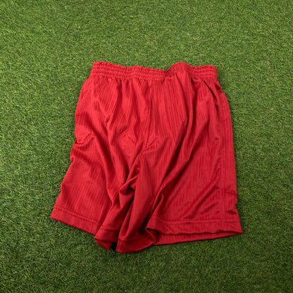 00s Nike Nylon Shorts Red Small