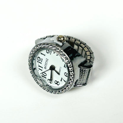 Bezel Watch Ring White