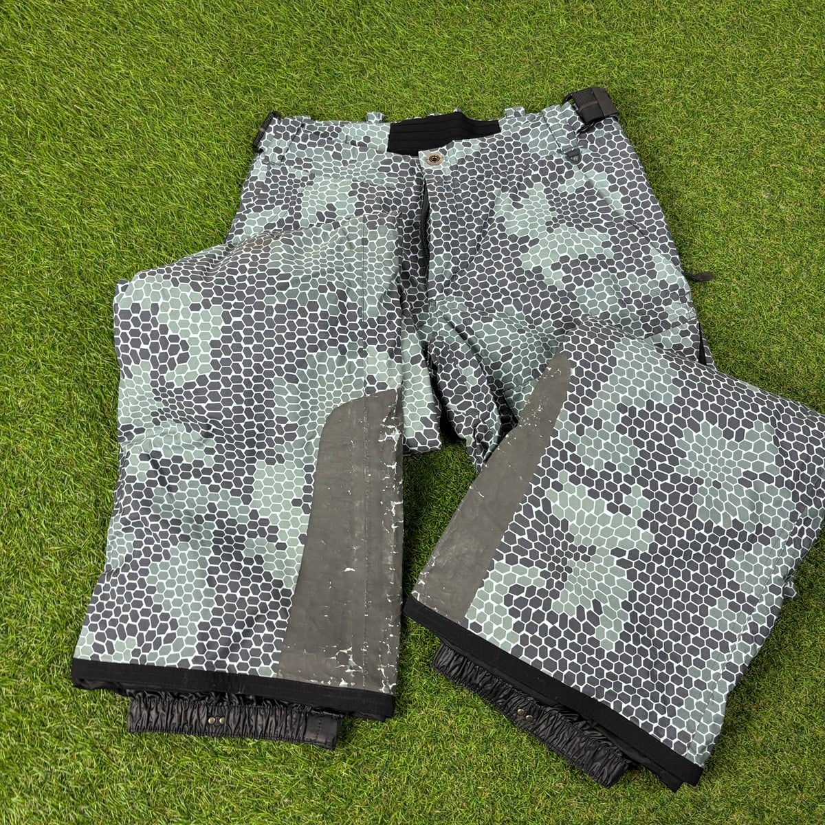 00s Nike ACG Salopettes Ski Trousers Joggers Blue Small