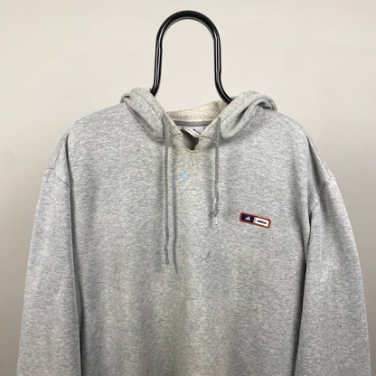 00s Adidas Hoodie Grey Large