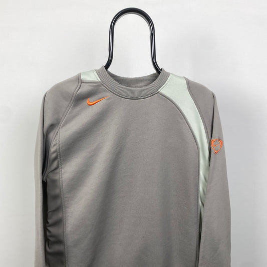 00s Nike Barcelona Training Sweatshirt Brown Medium