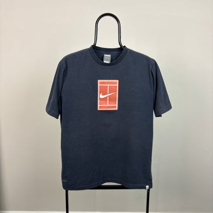 00s Nike Roland Garros Court T-Shirt Blue Large