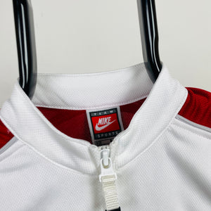 90s Nike Nylon Basketball T-Shirt Red Small