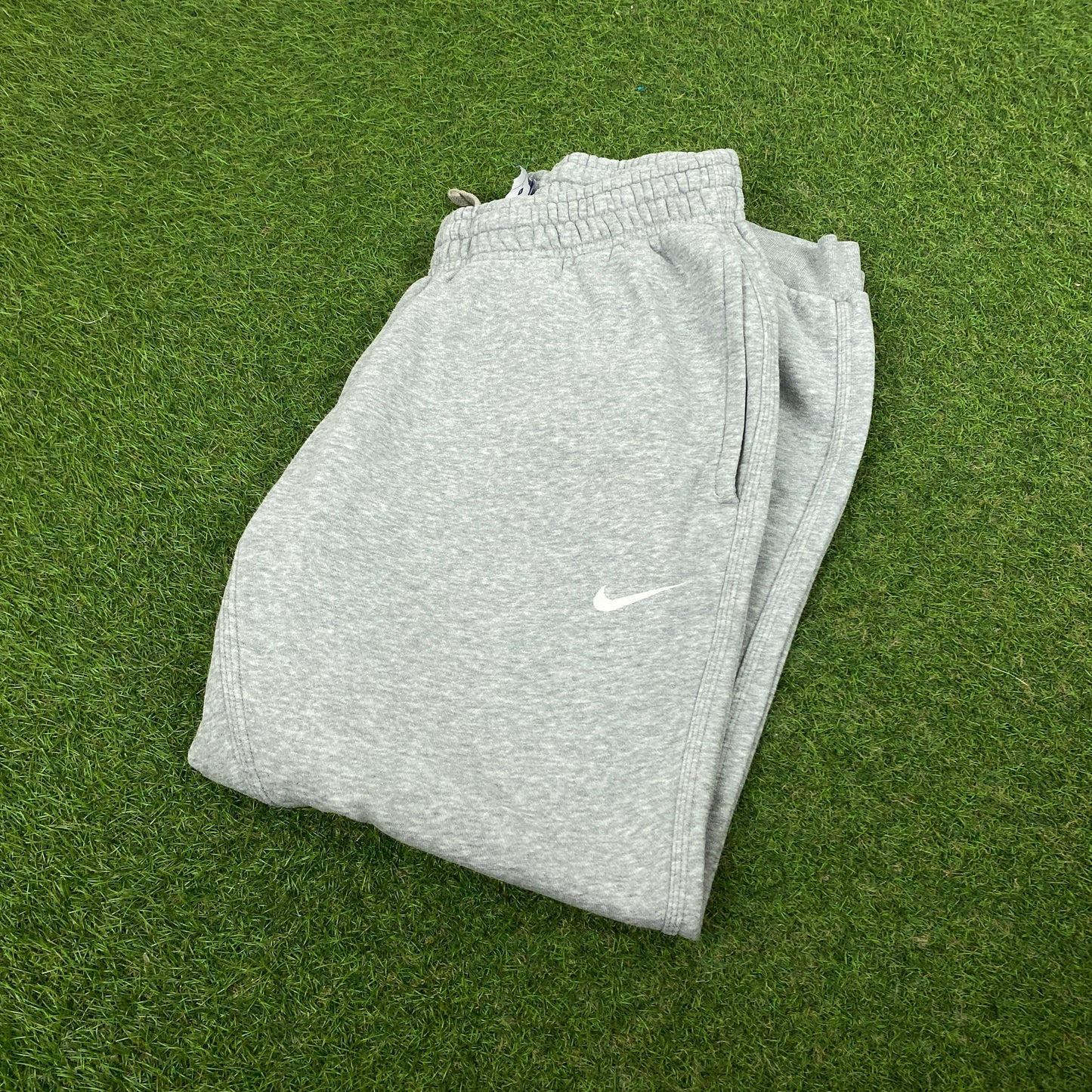 00s Nike Cotton Joggers Grey Large