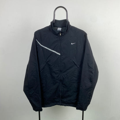 00s Nike Piping Waterproof Coat Jacket Black Large