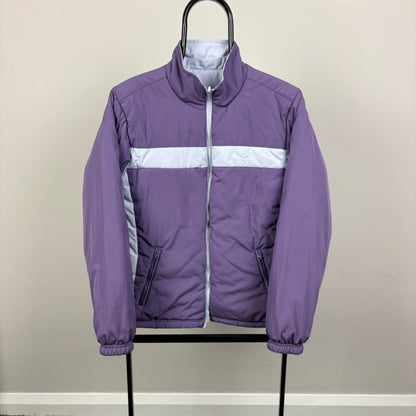 00s Nike Reversible Puffer Jacket Purple Medium