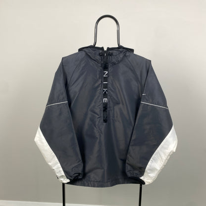 90s Nike Windbreaker Jacket Grey Medium