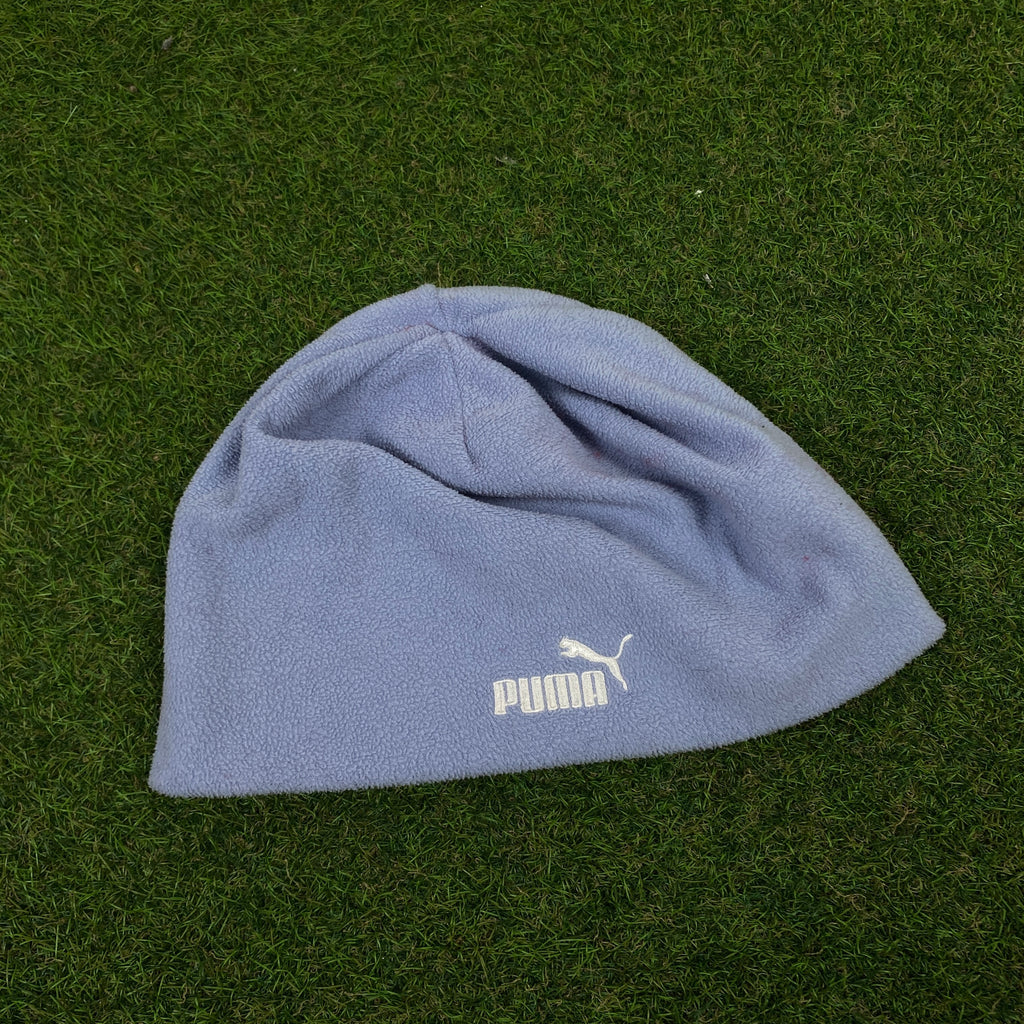 Retro Puma King Beanie Hat Blue
