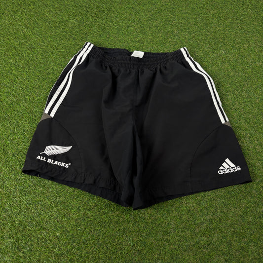00s Adidas New Zealand All Blacks Shorts Black Medium