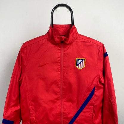 00s Nike Athletico Madrid Windbreaker Jacket Red XS