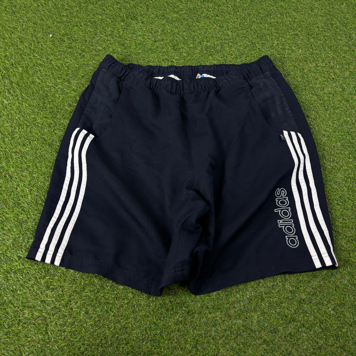 90s Adidas Shorts Blue Large