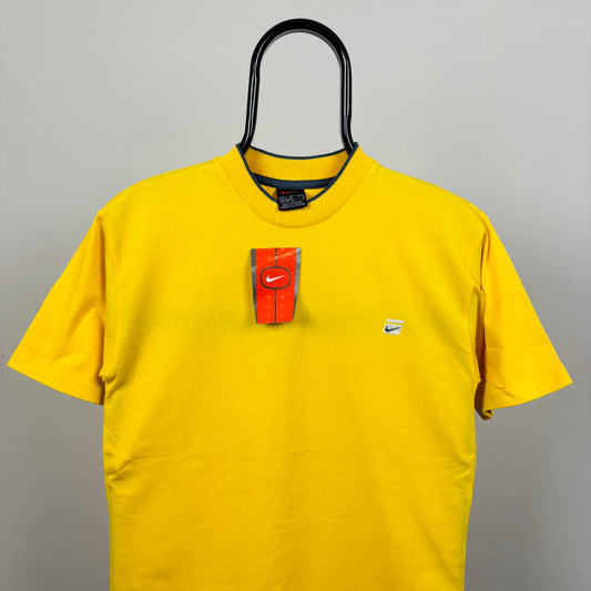 90s Nike T-Shirt Yellow Small