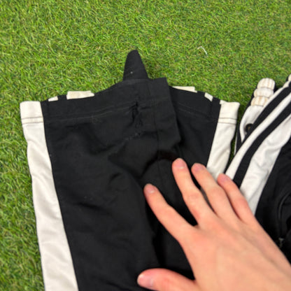 90s Adidas Popper Joggers Black Small