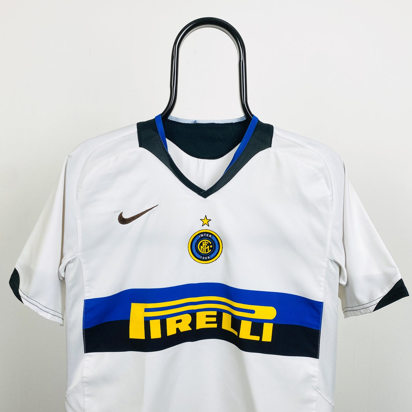 00s Nike Inter Milan Football Shirt T-Shirt White Small