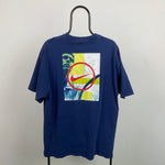 90s Nike Pete Sampras Tennis T-Shirt Blue XL