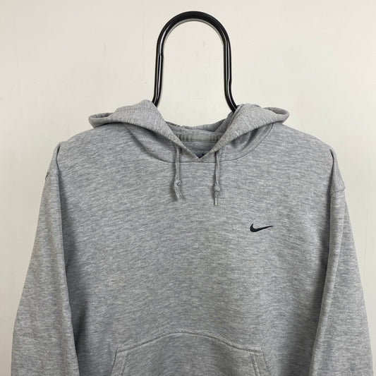 00s Nike Heavyweight Hoodie Grey Medium