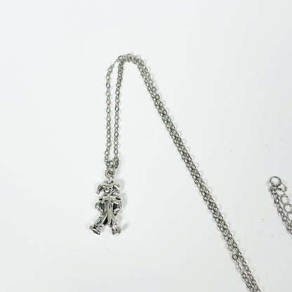 Jester Charm Necklace .925 Silver