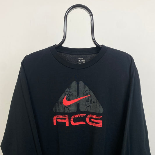 00s Nike ACG Longsleeve T-Shirt Black Medium