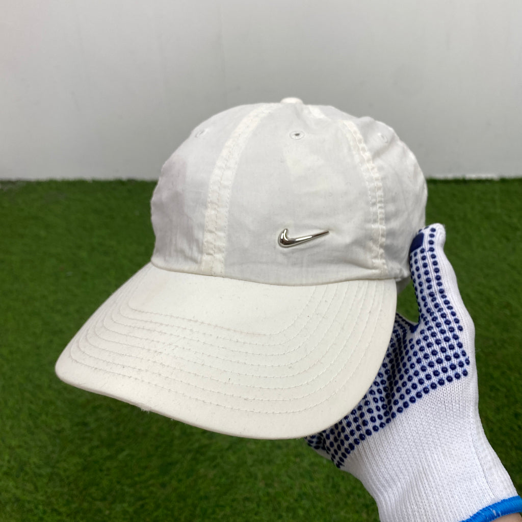 00s Nike Swoosh Hat White