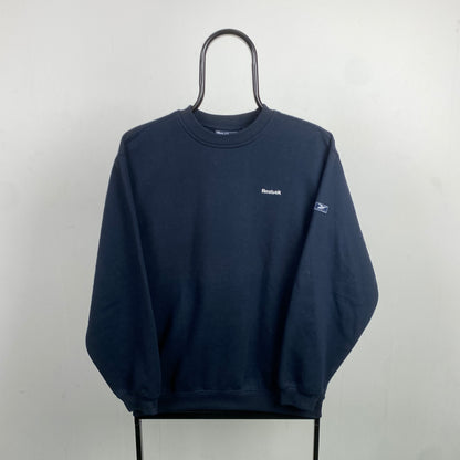 Retro Reebok Sweatshirt Blue Large