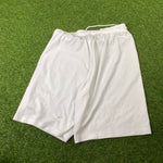 00s Nike Nylon Football Shorts White Large