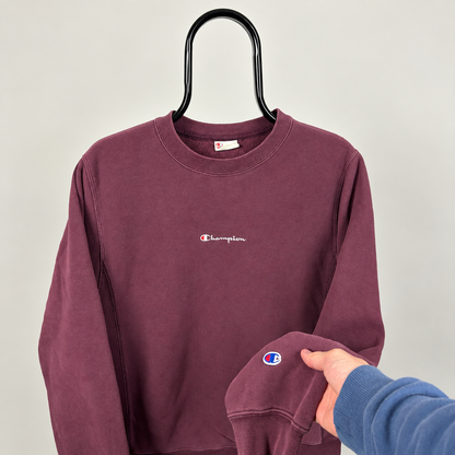 90s Champion Sweatshirt Purple XS