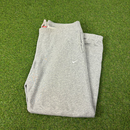 00s Nike Wide Leg Joggers Grey Medium