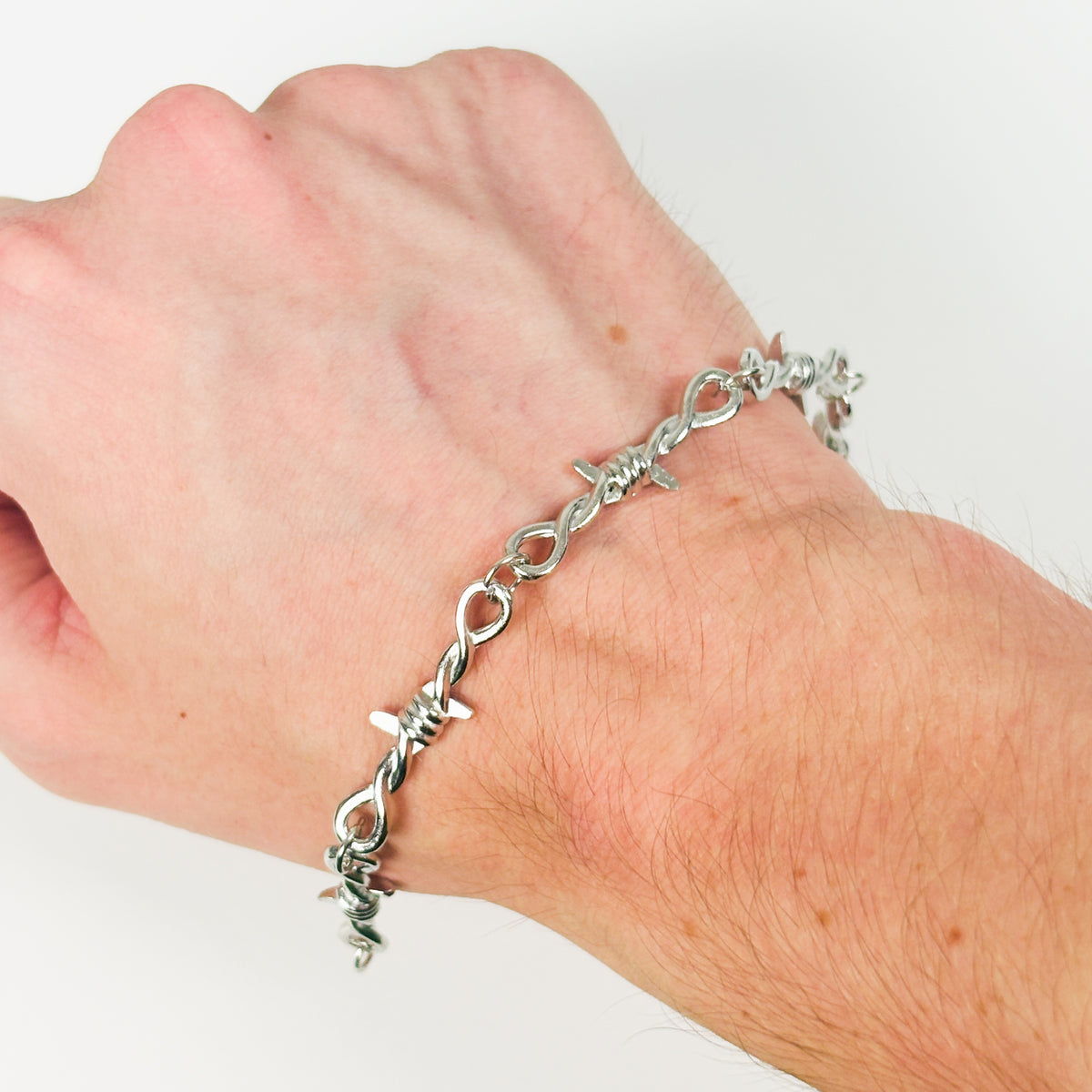 Retro Barbed Bracelet .925 Silver