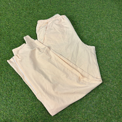 00s Nike Piping Joggers Yellow Small