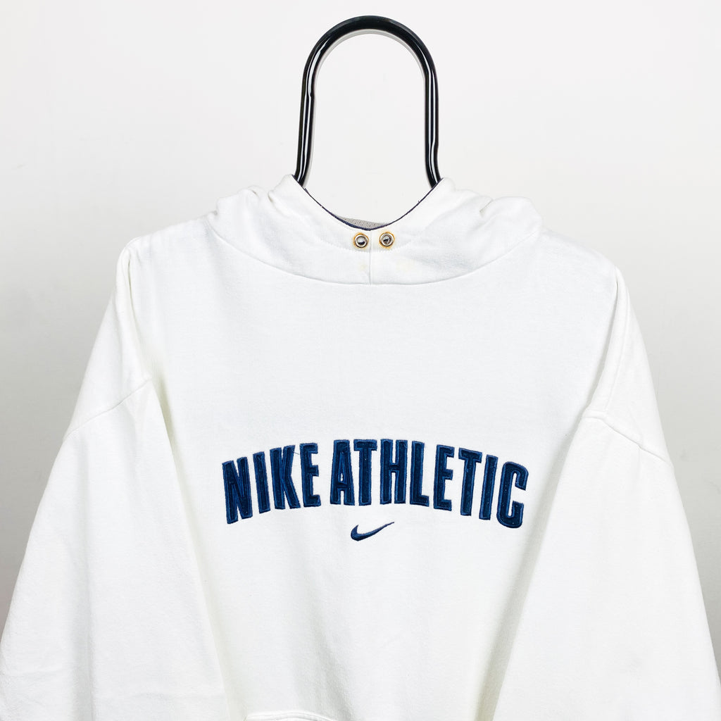 00s Nike Athletic Hoodie White XL