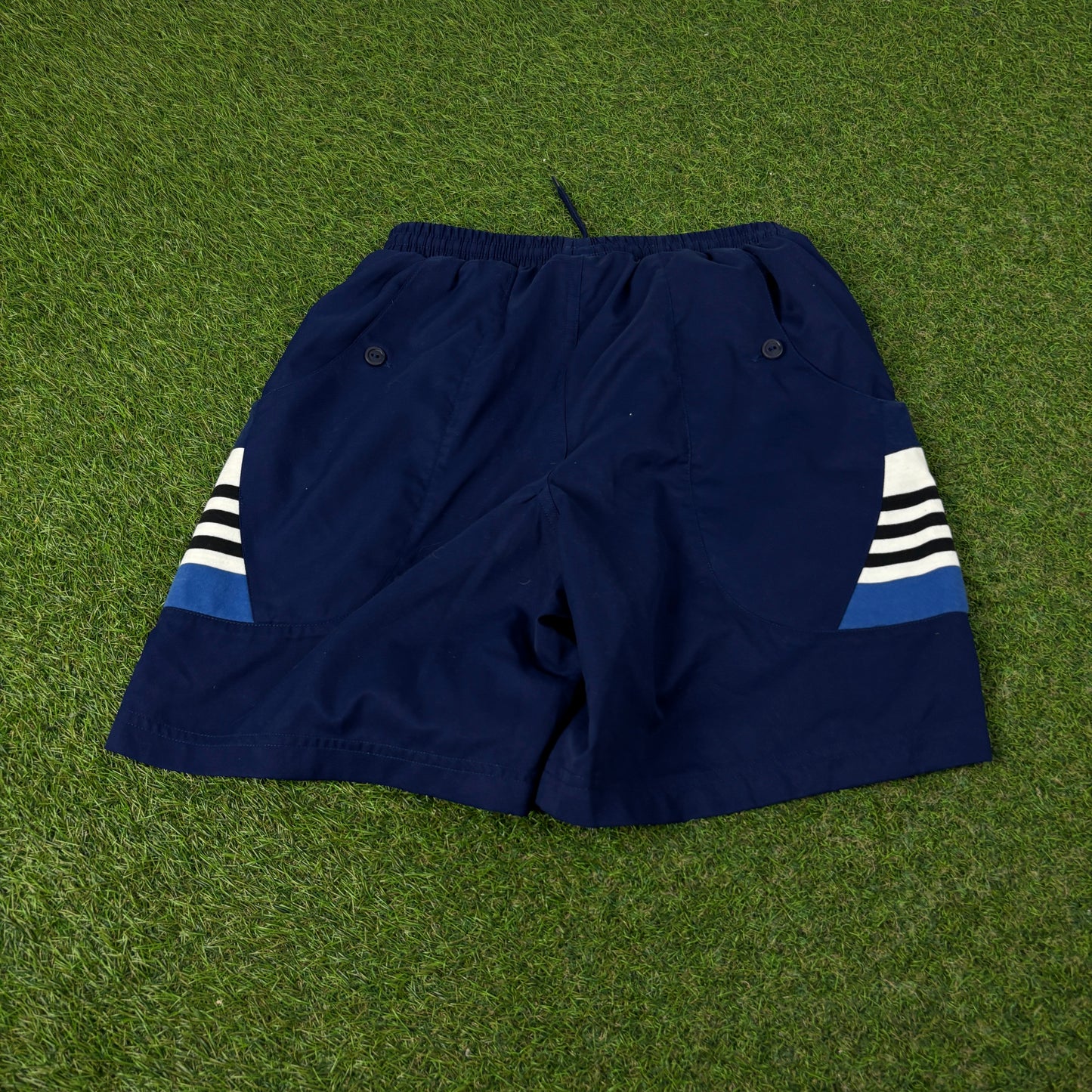 90s Adidas Shorts Blue Small