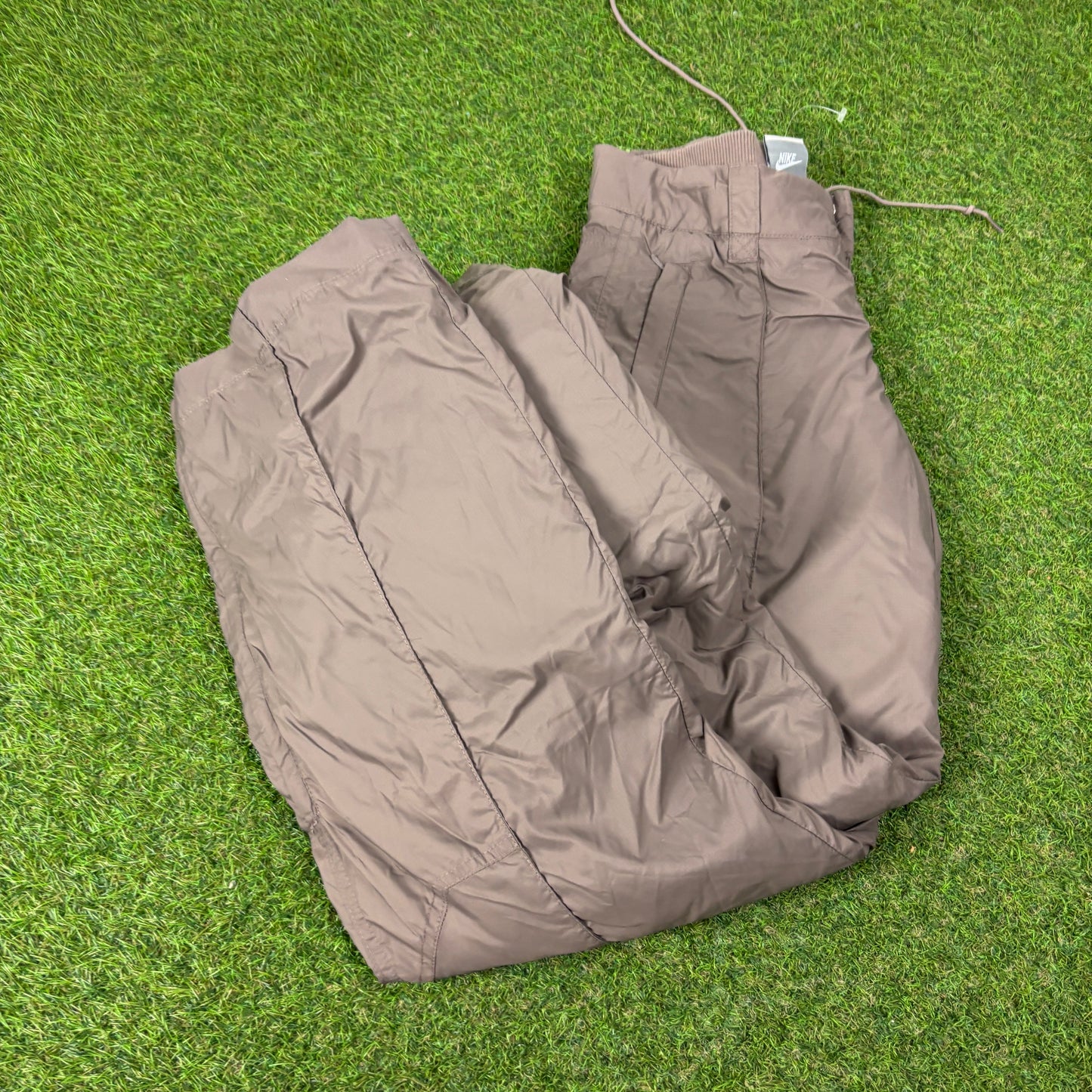00s Nike Fleece Lined Joggers Brown Womens Small