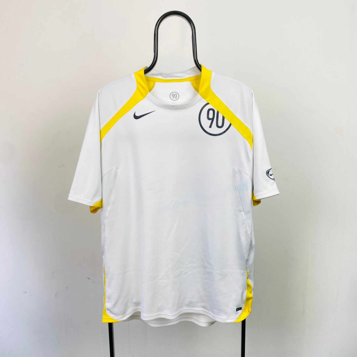 00s Nike T90 Football Shirt T-Shirt White XL