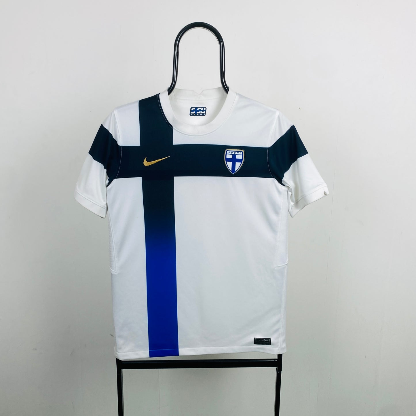 00s Nike Finland Football Shirt T-Shirt White Small