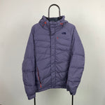 Retro The North Face Puffer Jacket Purple Large