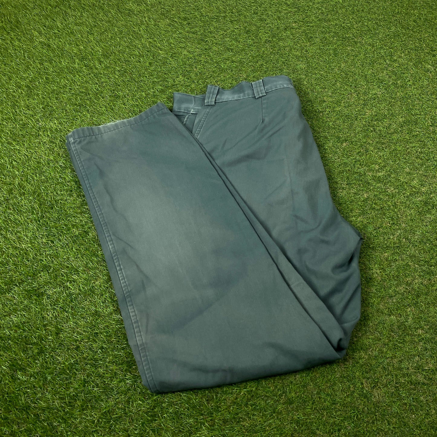 00s Dickies Reaper Carpenter Trousers Joggers Green Large 36x32