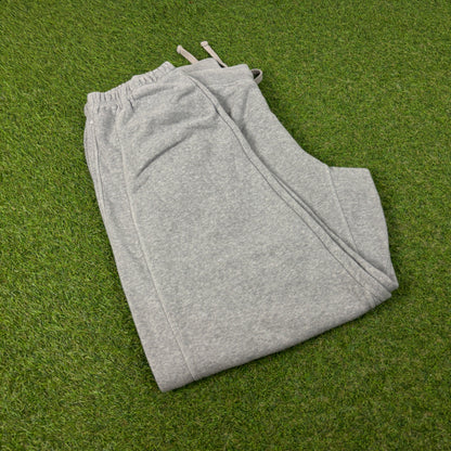 00s Nike Wide Leg Cotton Joggers Grey XL
