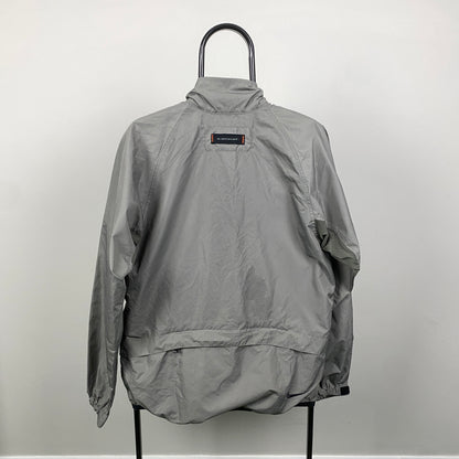90s Nike ACG Packable Windbreaker Coat Jacket Grey Medium